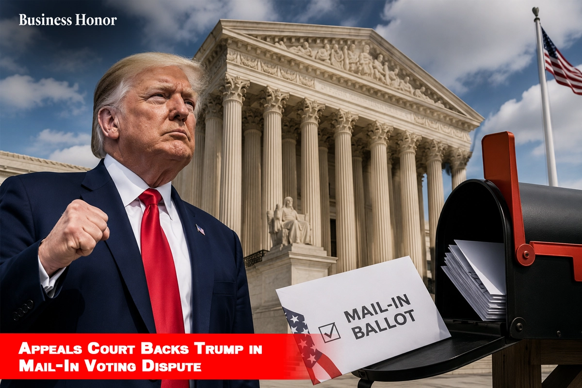 Appeals Court Backs Trump in Mail-In Voting Dispute